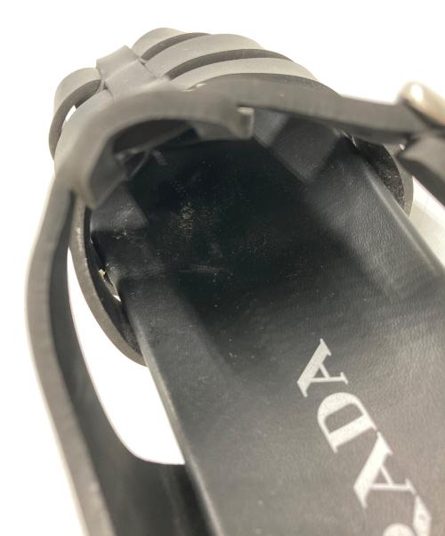 PRADA（プラダ）PRADA (プラダ) ラバーフィッシャーマンサンダル ブラック サイズ:SIZE 35の古着・服飾アイテム