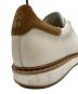 中古・古着 BRUNELLO CUCINELLI (ブルネロクチネリ) グレインカーフスキン スニーカー ホワイト サイズ:SIZE 39：52000円