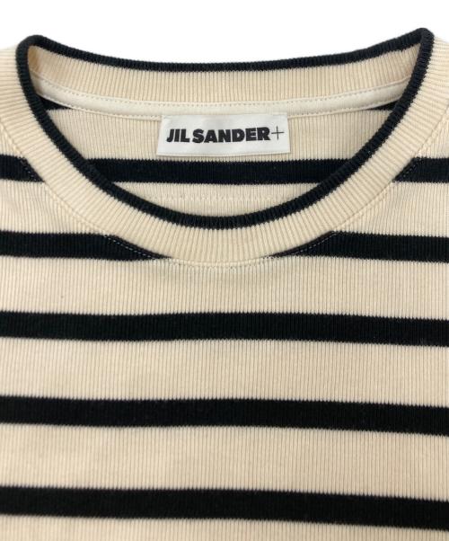 JIL SANDER+（ジルサンダープラス）JIL SANDER+ (ジルサンダープラス) ボーダーカットソー ホワイト×ブラック サイズ:SIZE Sの古着・服飾アイテム