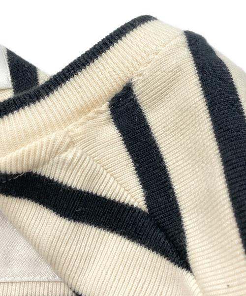 JIL SANDER+（ジルサンダープラス）JIL SANDER+ (ジルサンダープラス) ボーダーカットソー ホワイト×ブラック サイズ:SIZE Sの古着・服飾アイテム