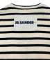 中古・古着 JIL SANDER+ (ジルサンダープラス) ボーダーカットソー ホワイト×ブラック サイズ:SIZE S：25000円