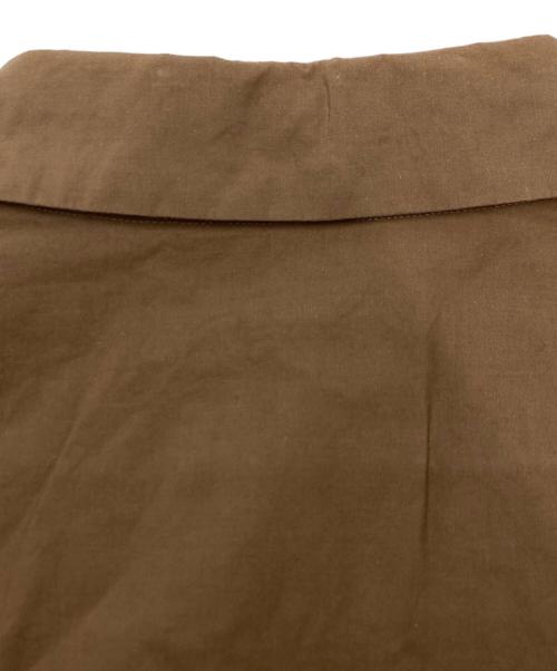 ATON（エイトン）ATON (エイトン) オーバーサイズシャツ ブラウン サイズ:SIZE 06の古着・服飾アイテム