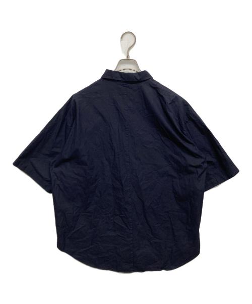 ATON（エイトン）ATON (エイトン) オーバーサイズシャツ ネイビー サイズ:SIZE 06の古着・服飾アイテム
