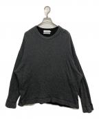 Graphpaperグラフペーパー）の古着「ダブルフェイスジャージーカットソー」｜グレー