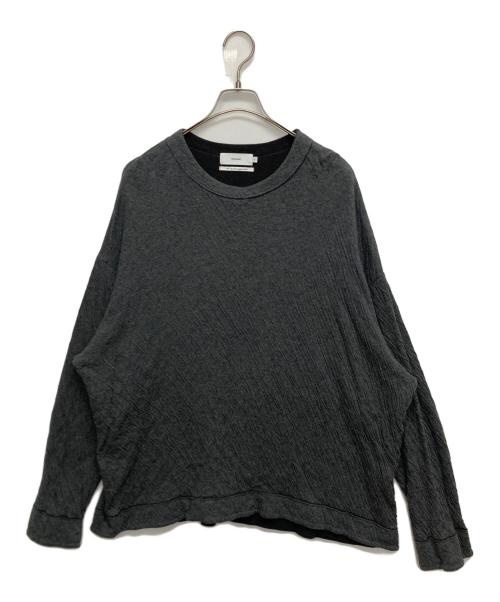 Graphpaper（グラフペーパー）Graphpaper (グラフペーパー) ダブルフェイスジャージーカットソー グレー サイズ:SIZE 2の古着・服飾アイテム