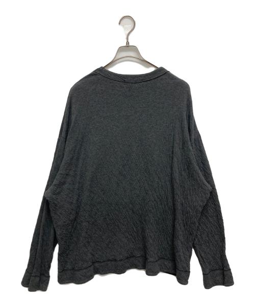 Graphpaper（グラフペーパー）Graphpaper (グラフペーパー) ダブルフェイスジャージーカットソー グレー サイズ:SIZE 2の古着・服飾アイテム