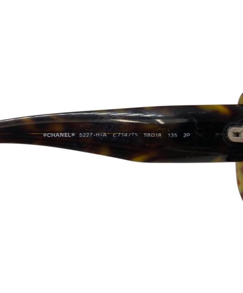 CHANEL（シャネル）CHANEL (シャネル) サングラス ブラウン サイズ:58-18-135の古着・服飾アイテム