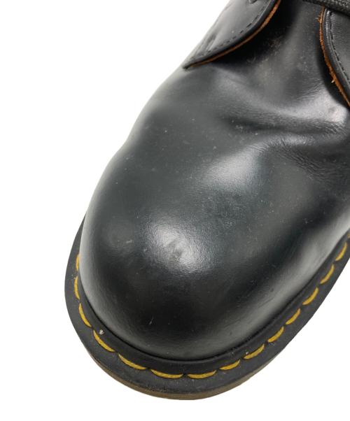Dr.Martens（ドクターマーチン）Dr.Martens (ドクターマーチン) スチールトゥ 3ホールシューズ ブラック サイズ:SIZE 9の古着・服飾アイテム