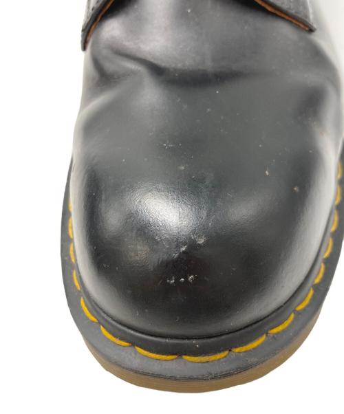 Dr.Martens（ドクターマーチン）Dr.Martens (ドクターマーチン) スチールトゥ 3ホールシューズ ブラック サイズ:SIZE 9の古着・服飾アイテム