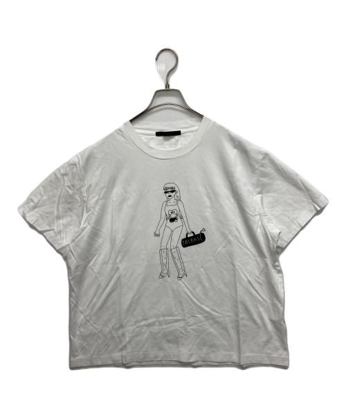 TATRAS（タトラス）TATRAS (タトラス) けろけろけろっぴ Tシャツ ホワイト サイズ:SIZE 03の古着・服飾アイテム