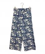 SZ Blockprintsエスゼットブロックプリント）の古着「ディスコパンツ」｜ブルー×ホワイト