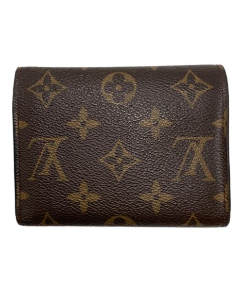 LOUIS VUITTON（ルイ ヴィトン）LOUIS VUITTON (ルイ ヴィトン) ポルトフォイユ・ヴィクトリーヌ/3つ折り財布 ブラウンの古着・服飾アイテム