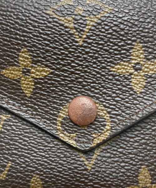 LOUIS VUITTON（ルイ ヴィトン）LOUIS VUITTON (ルイ ヴィトン) ポルトフォイユ・ヴィクトリーヌ/3つ折り財布 ブラウンの古着・服飾アイテム