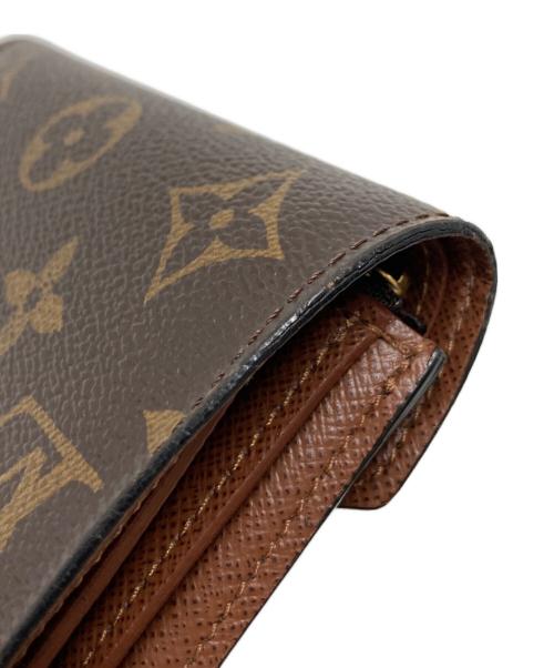 LOUIS VUITTON（ルイ ヴィトン）LOUIS VUITTON (ルイ ヴィトン) ポルトフォイユ・ヴィクトリーヌ/3つ折り財布 ブラウンの古着・服飾アイテム