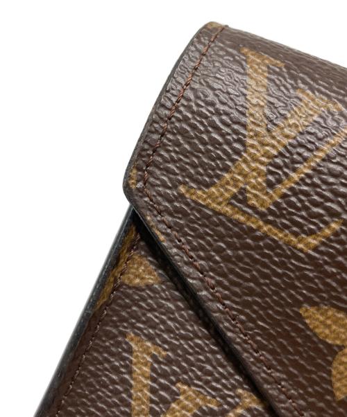LOUIS VUITTON（ルイ ヴィトン）LOUIS VUITTON (ルイ ヴィトン) ポルトフォイユ・ヴィクトリーヌ/3つ折り財布 ブラウンの古着・服飾アイテム