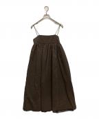 TODAYFULトゥデイフル）の古着「Washer Camisole Dress」｜ブラウン