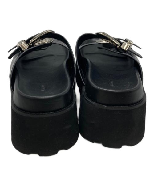 Ameri（アメリ）Ameri (アメリ) MEDI BUCKLE SANDAL ブラック サイズ:SIZE Mの古着・服飾アイテム