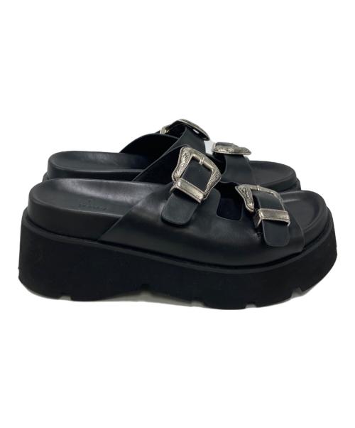Ameri（アメリ）Ameri (アメリ) MEDI BUCKLE SANDAL ブラック サイズ:SIZE Mの古着・服飾アイテム