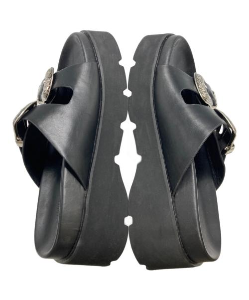 Ameri（アメリ）Ameri (アメリ) MEDI BUCKLE SANDAL ブラック サイズ:SIZE Mの古着・服飾アイテム