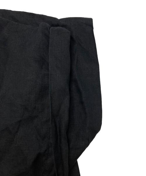 HYKE（ハイク）HYKE (ハイク) LINEN JUMPSUIT ブラック サイズ:SIZE 1の古着・服飾アイテム