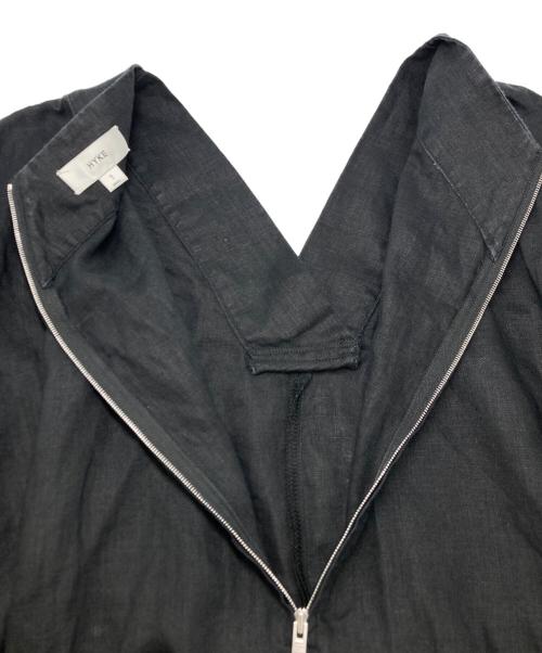 HYKE（ハイク）HYKE (ハイク) LINEN JUMPSUIT ブラック サイズ:SIZE 1の古着・服飾アイテム