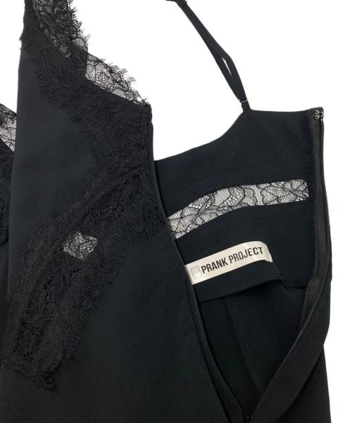 PRANK PROJECT（プランクプロジェクト）PRANK PROJECT (プランクプロジェクト) トリムレースオールインワン ブラック サイズ:SIZE 38の古着・服飾アイテム