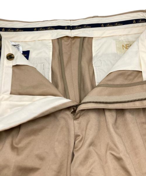 BROOKS BROTHERS（ブルックスブラザーズ）BROOKS BROTHERS (ブルックスブラザーズ) NEAT (ニート) 別注コットンチノパンツ ベージュ サイズ:SIZE W28の古着・服飾アイテム