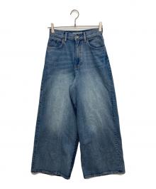 LE CIEL BLEU（ルシェルブルー）の古着「再構築ワイドデニムパンツ」｜インディゴ