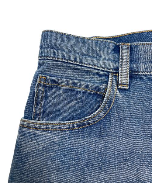 LE CIEL BLEU（ルシェルブルー）LE CIEL BLEU (ルシェルブルー) 再構築ワイドデニムパンツ インディゴ サイズ:SIZE 34の古着・服飾アイテム