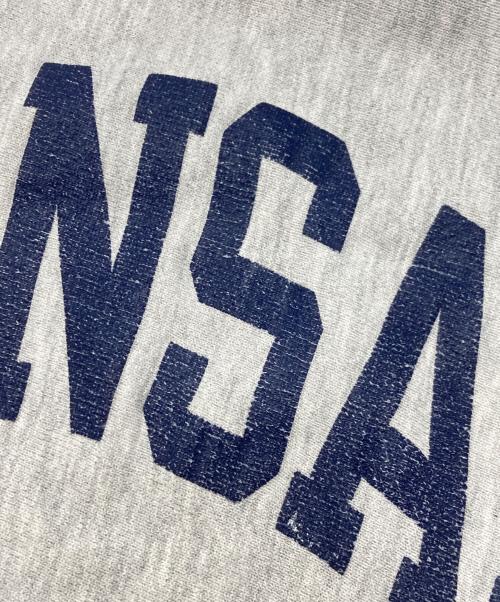 Champion REVERSE WEAVE（チャンピオン リバース ウィーブ）Champion REVERSE WEAVE (チャンピオン リバース ウィーブ) 90Sプリントスウェット グレー サイズ:SIZE XLの古着・服飾アイテム