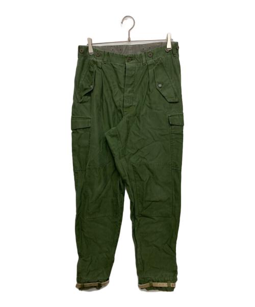 Swedish Army（スウェーデン軍）SWEDISH ARMY (スウェーデン軍) M59ミリタリーカーゴパンツ カーキ サイズ:SIZE C150の古着・服飾アイテム