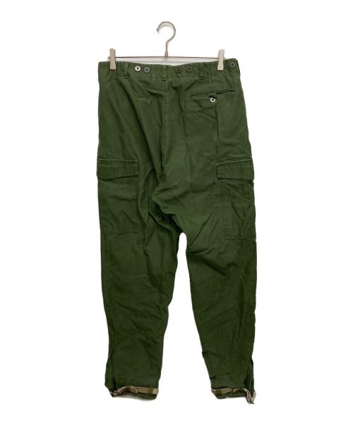 Swedish Army（スウェーデン軍）SWEDISH ARMY (スウェーデン軍) M59ミリタリーカーゴパンツ カーキ サイズ:SIZE C150の古着・服飾アイテム