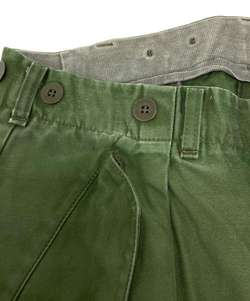 Swedish Army（スウェーデン軍）SWEDISH ARMY (スウェーデン軍) M59ミリタリーカーゴパンツ カーキ サイズ:SIZE C150の古着・服飾アイテム