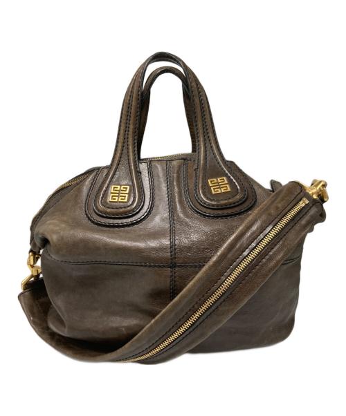 GIVENCHY（ジバンシィ）GIVENCHY (ジバンシィ) Leather Small Nightingale Bag ブラウンの古着・服飾アイテム