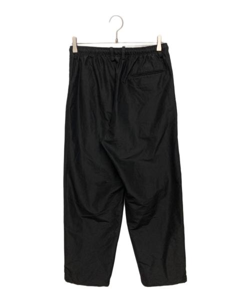 MARKAWARE（マーカウェア）MARKAWARE (マーカウェア) BRATAC SILK × ORGANIC WOOL TAFFETA WIDE TRUCK PANTS ブラック サイズ:SIZE 1の古着・服飾アイテム