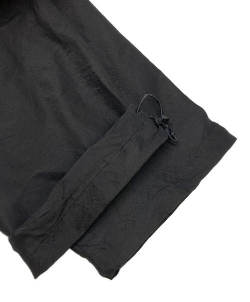 MARKAWARE（マーカウェア）MARKAWARE (マーカウェア) BRATAC SILK × ORGANIC WOOL TAFFETA WIDE TRUCK PANTS ブラック サイズ:SIZE 1の古着・服飾アイテム