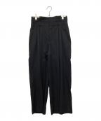 noir kei ninomiyaノワール ケイ ニノミヤ）の古着「ウールワイドパンツ」｜ブラック