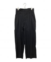 noir kei ninomiya（ノワール ケイ ニノミヤ）の古着「ウールワイドパンツ」｜ブラック
