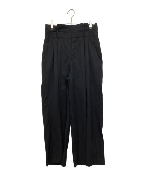 noir kei ninomiya（ノワール ケイ ニノミヤ）noir kei ninomiya (ノワール ケイ ニノミヤ) ウールワイドパンツ ブラック サイズ:SIZE Sの古着・服飾アイテム