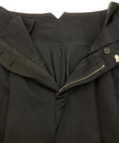 noir kei ninomiya（ノワール ケイ ニノミヤ）noir kei ninomiya (ノワール ケイ ニノミヤ) ウールワイドパンツ ブラック サイズ:SIZE Sの古着・服飾アイテム