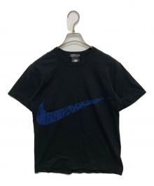 COMME des GARCONS HOMME DEUX×NIKE（コムデギャルソン オム ドゥ×ナイキ）の古着「コラボTシャツ」｜ブラック
