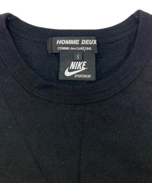 COMME des GARCONS HOMME DEUX（コムデギャルソン オム ドゥ）COMME des GARCONS HOMME DEUX (コムデギャルソン オム ドゥ) NIKE (ナイキ) コラボTシャツ ブラック サイズ:SIZE Sの古着・服飾アイテム
