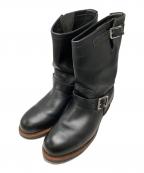 RED WINGレッドウィング）の古着「エンジニアブーツ」｜ブラック