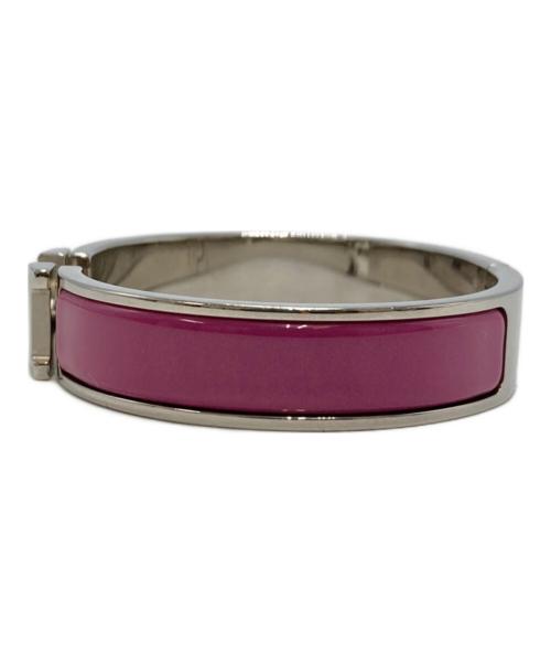 HERMES（エルメス）HERMES (エルメス) クリックH バングル パープルの古着・服飾アイテム