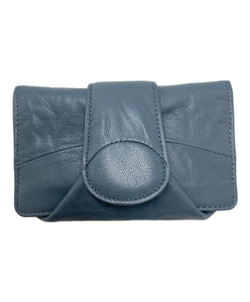 HIROKO HAYASHI（ヒロコ ハヤシ）HIROKO HAYASHI (ヒロコ ハヤシ) BEFANAマルチ財布 ブルーの古着・服飾アイテム