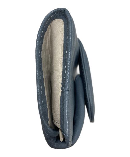 HIROKO HAYASHI（ヒロコ ハヤシ）HIROKO HAYASHI (ヒロコ ハヤシ) BEFANAマルチ財布 ブルーの古着・服飾アイテム