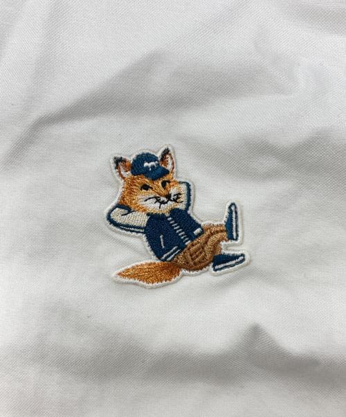 maison kitsune（メゾンキツネ）MAISON KITSUNE (メゾンキツネ) RELAXEDオックスフォードBDシャツ ホワイト サイズ:SIZE XLの古着・服飾アイテム