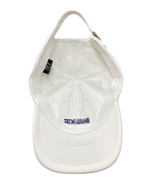 WAKE（ウェイク）WAKE (ウェイク) ALWAYS (オルウェイズ) キャップ ホワイトの古着・服飾アイテム