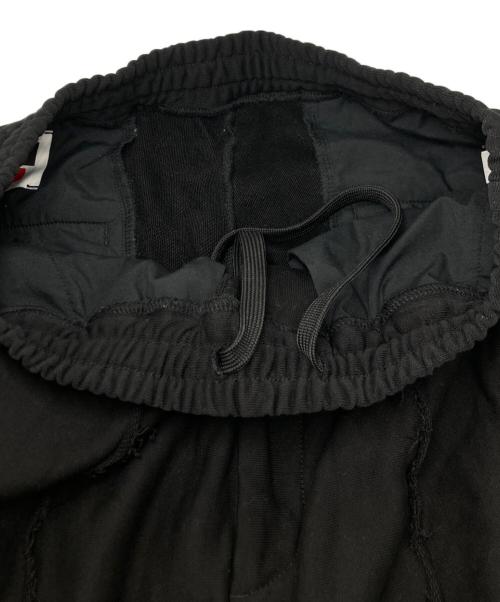 MAISON SPECIAL（メゾンスペシャル）MAISON SPECIAL (メゾンスペシャル) ヘビーウェイトスウェットサイドステッチプライムワイドピンタックイージーパンツ ブラック サイズ:SIZE 1の古着・服飾アイテム