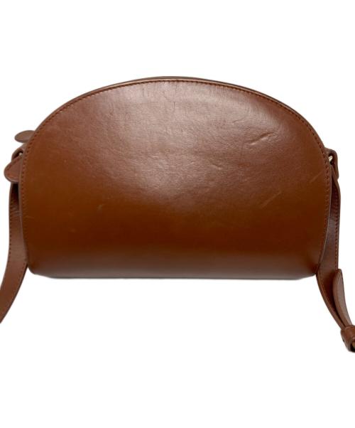 A.P.C.（アーペーセー）A.P.C. (アーペーセー) ハーフムーン ショルダーバッグ ブラウンの古着・服飾アイテム